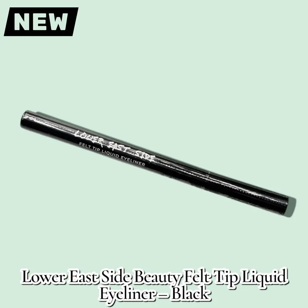 New Lower East Side Beauty Felt Tip Liquid Eyeliner Makeup – Black